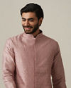 Mauve Pink Kurta Jacket Set